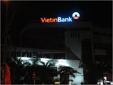 Đèn Led CN VietinBank - Công Ty Cổ Phần Công Nghệ Nam Phong